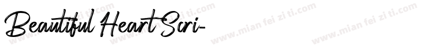Beautiful Heart Scri字体转换